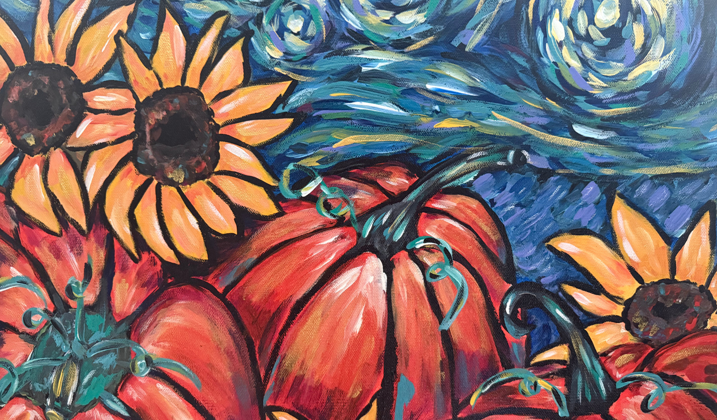 Van Gogh's Pumpkin Patch