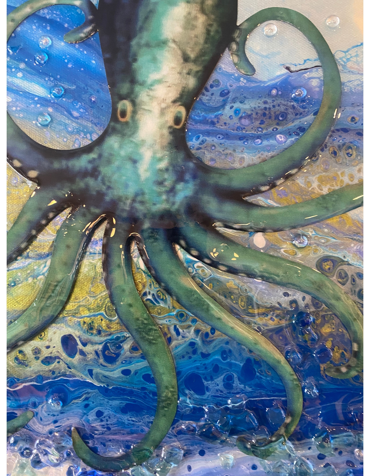 Octopus Riding The Wave