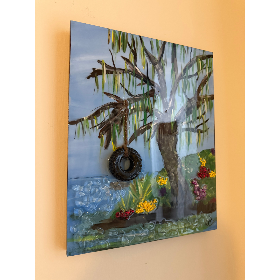 Summertime Tire Swing