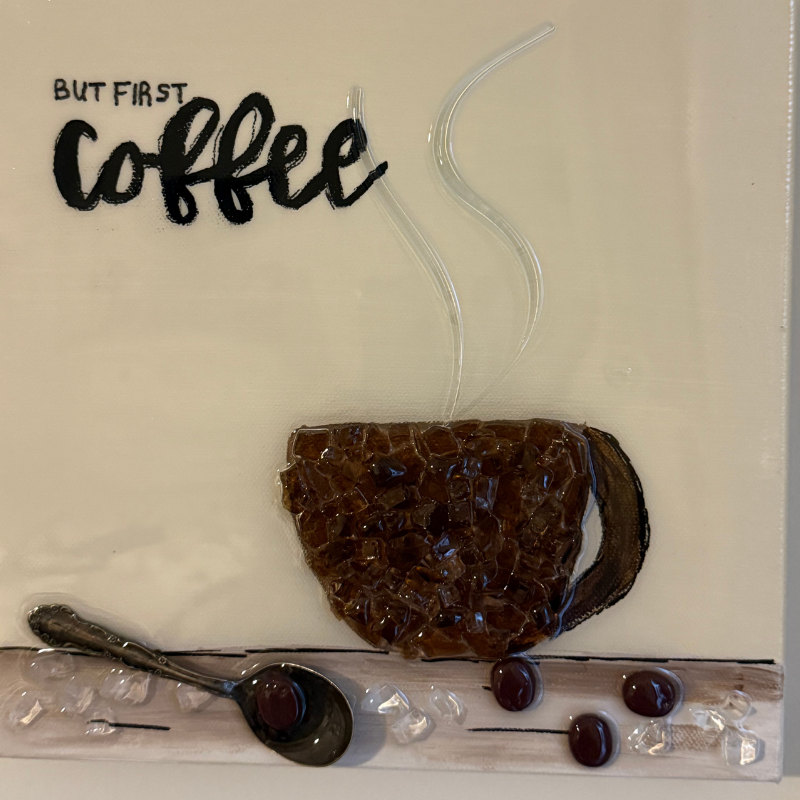 But First Coffee Brown