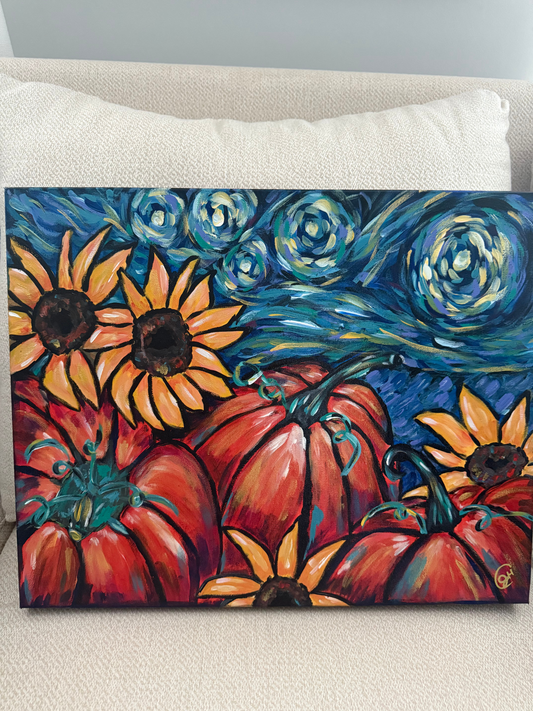 Van Gogh's Pumpkin Patch